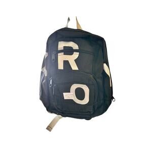 Roxy Black Logo Backpack Mini School Travel Surf Style Bag